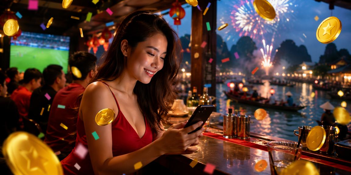 Lễ hội cá cược bóng đá tại Ninh Bình về đêm